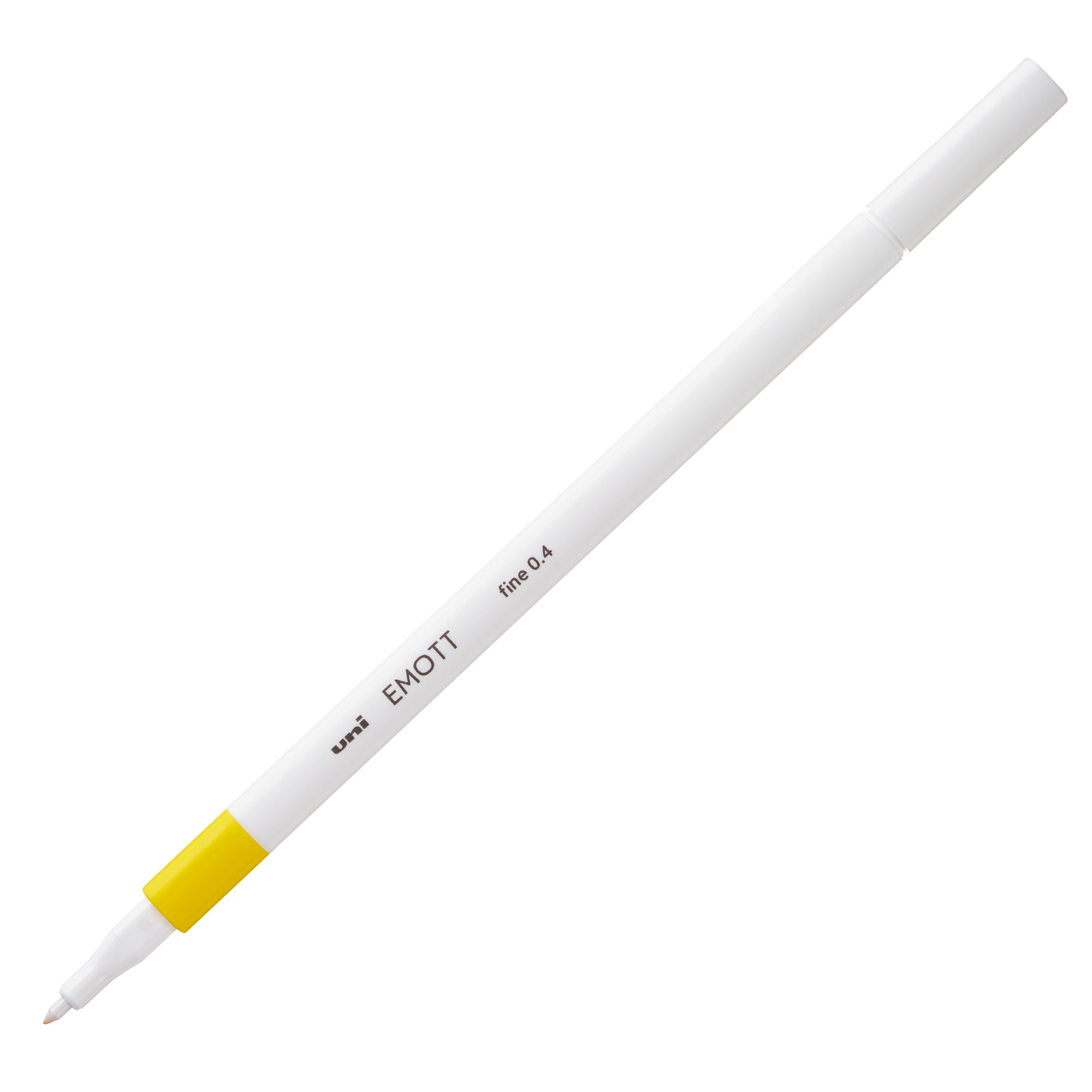 uni-mitsubishi-fineliner-emott-tratto-0-4mm-giallo