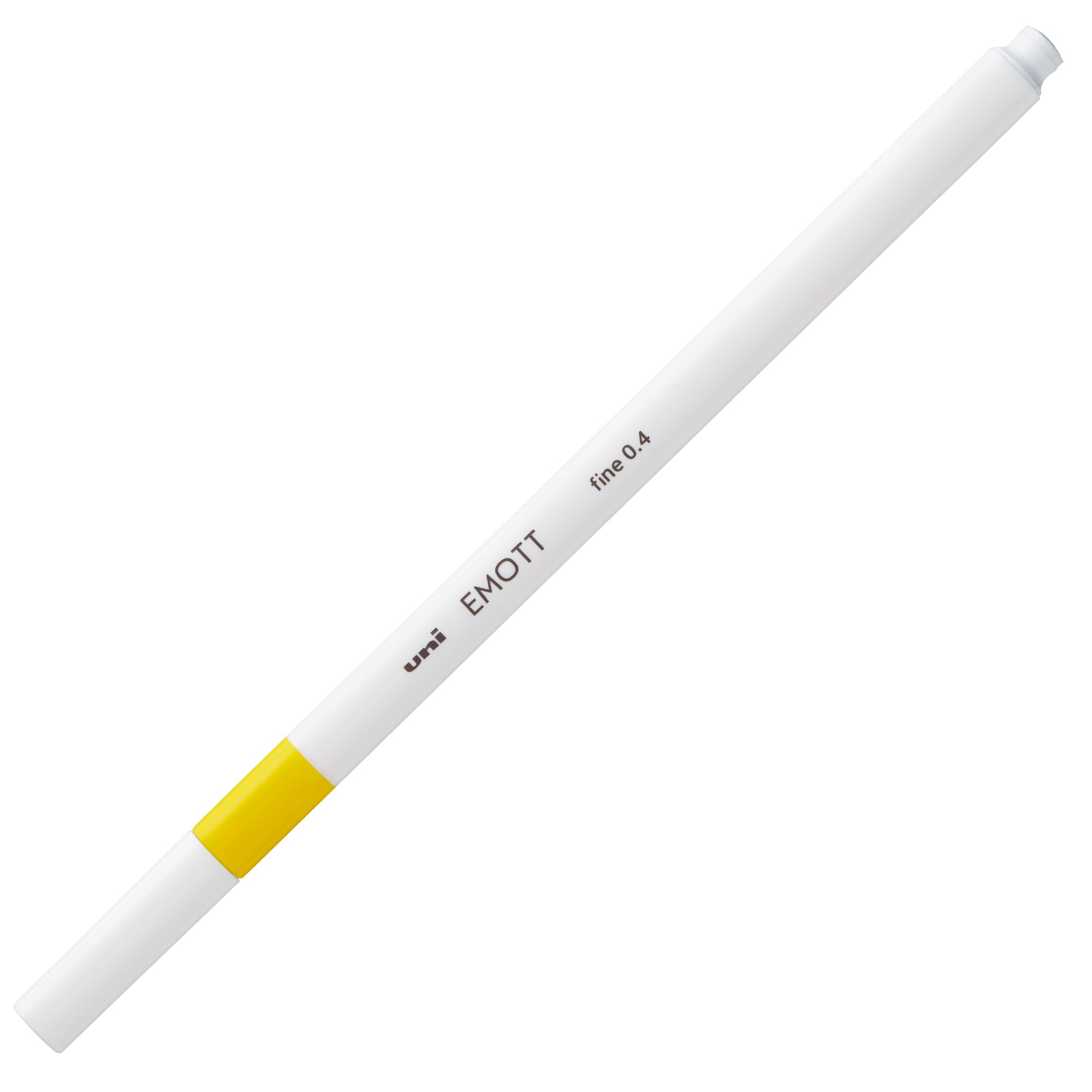 uni-mitsubishi-fineliner-emott-tratto-0-4mm-giallo