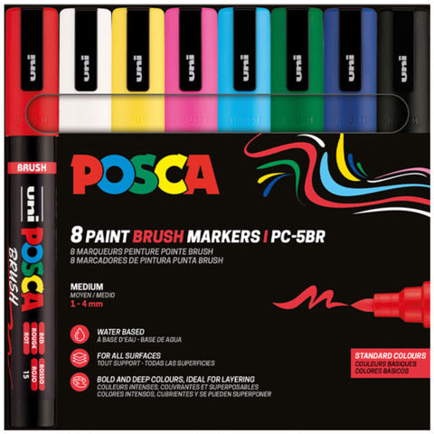 uni-posca-marcatore-tempera-punta-pennello-semi-flessibile-1-4-mm-conf-8-colori-assortiti-m-pc5br-8p