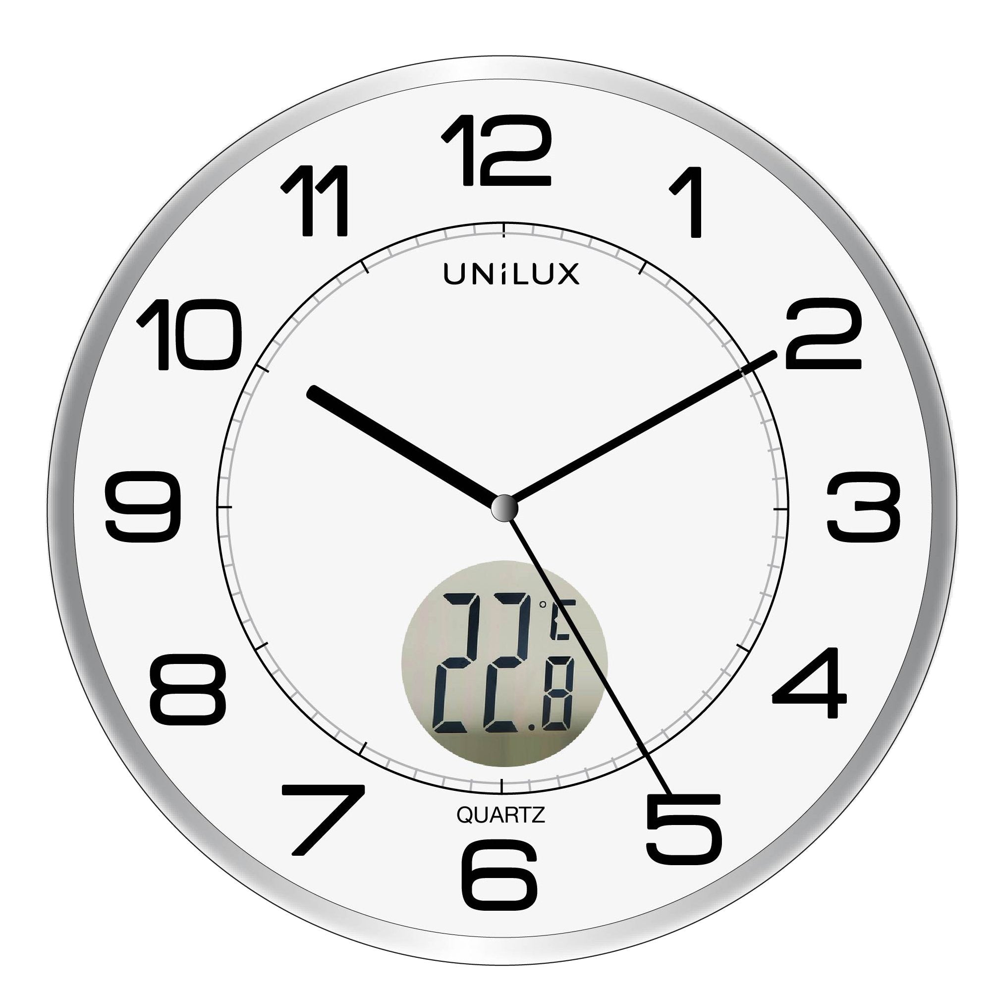 unilux-orologio-parete-d30-5cm-termometro-tempus