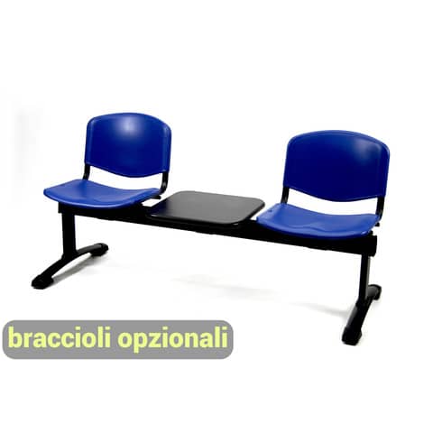 unisit-panca-2-posti-attesa-dado-d5p2pt-tavolino-ppl-blu-d5p2pt-bl