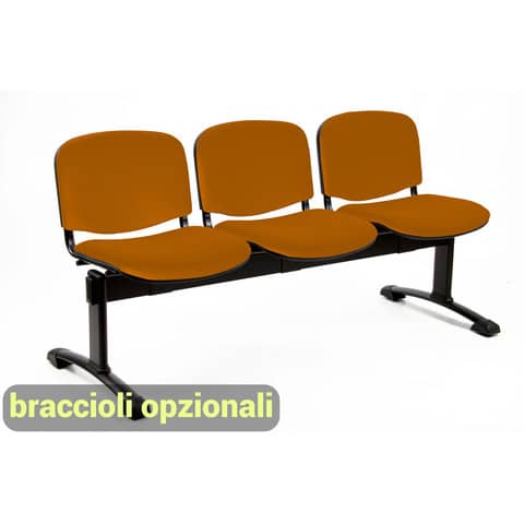 unisit-panca-3-posti-attesa-dado-d53p-rivestimento-eco-arancione-d53p-ea