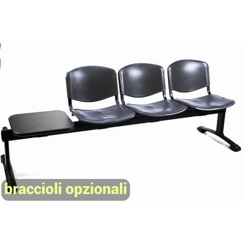 unisit-panca-3-posti-attesa-dado-d5p3pt-tavolino-ppl-nero-d5p3pt-ne