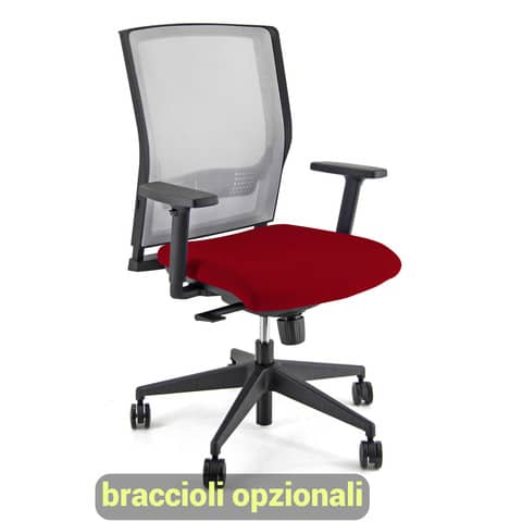 unisit-sedia-operativa-girevole-x-ray-x2-schienale-rete-grigio-rivestimento-ignifugo-rosso-x2-ir