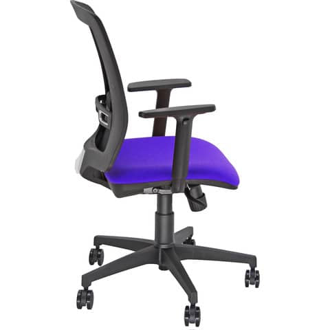 unisit-sedia-semidirezionale-girevole-molly-mla-schienale-rete-nero-rivestimento-ignifugo-blu-mla-ib