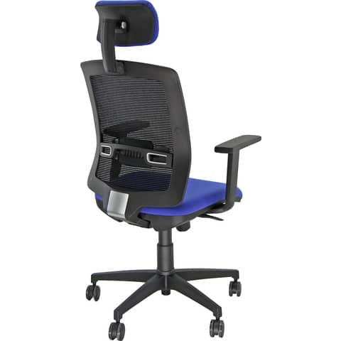 unisit-sedia-semidirezionale-girevole-molly-mlapg-poggiatesta-schienale-rete-nero-rivest-ignifugo-blu-mlapg-ib