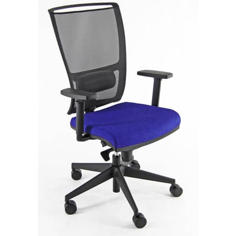 unisit-sedia-semidirezionale-girevole-zoe-zoea-schienale-rete-nero-rivest-ignifugo-blu-braccioli-zoea-br-ib