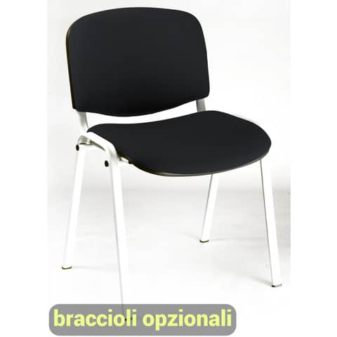 unisit-sedia-visitatore-4-gambe-dado-d5b-acciaio-bianco-rivestimento-eco-nero-conf-2-pezzi-d5b-2-en
