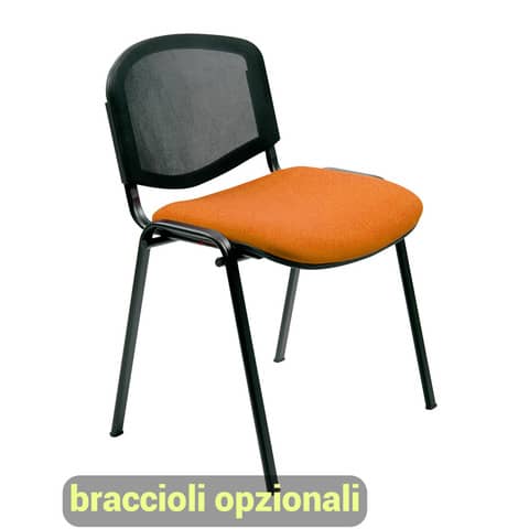 unisit-sedia-visitatore-4-gambe-dado-d5n-schienale-rete-rivestimento-eco-arancione-conf-2-pezzi-d5n-2-ea
