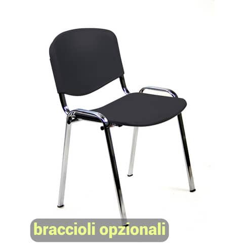 unisit-sedia-visitatore-4-gambe-dado-d5pc-struttura-cromo-ppl-nero-conf-2-pezzi-d5pc-2-ne