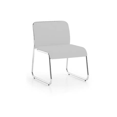 unisit-sedia-visitatore-slitta-carosello-ca1-struttura-cromata-rivestimento-similpelle-bianco-ca1-kq