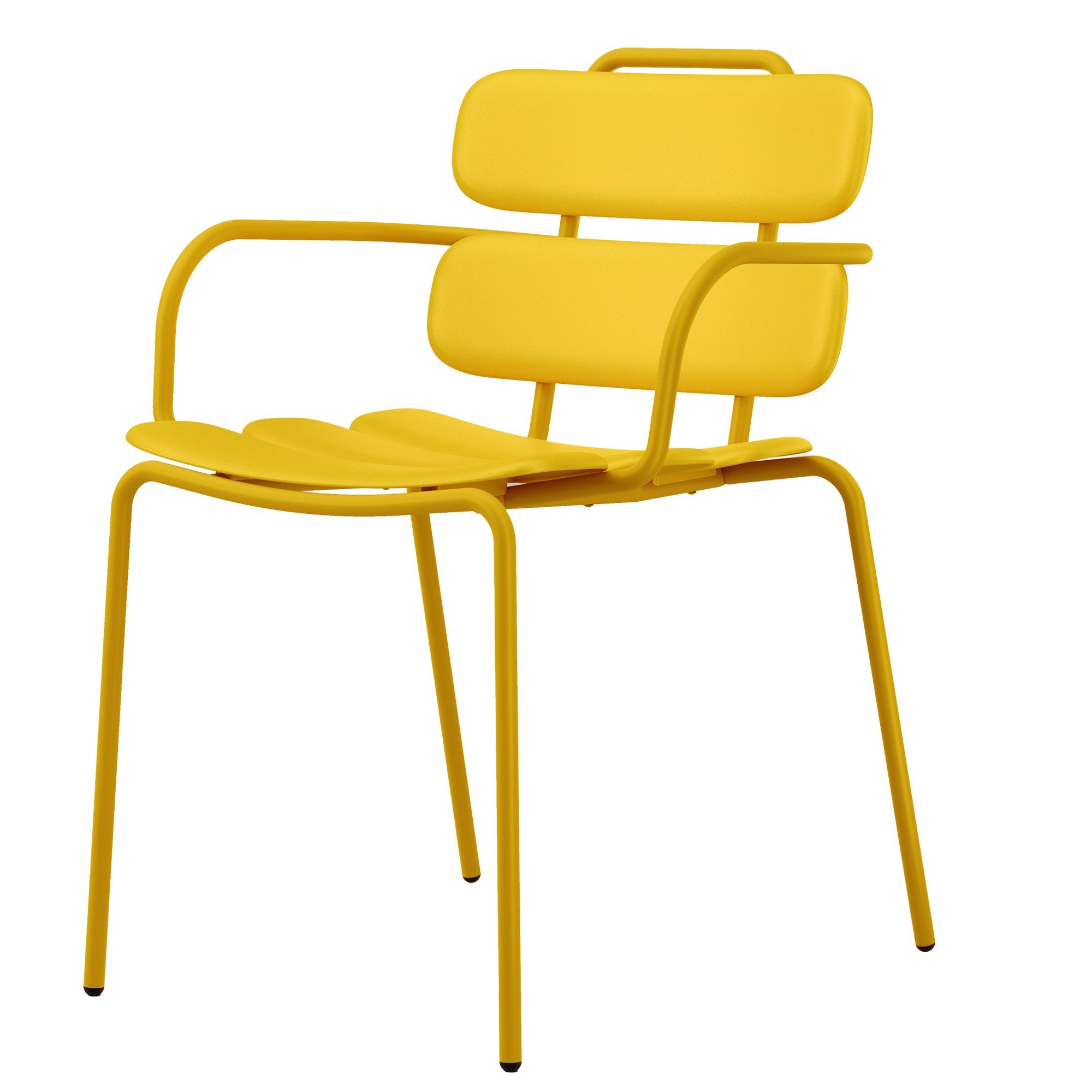 unisit-seduta-collettivita-lemon-braccioli-giallo