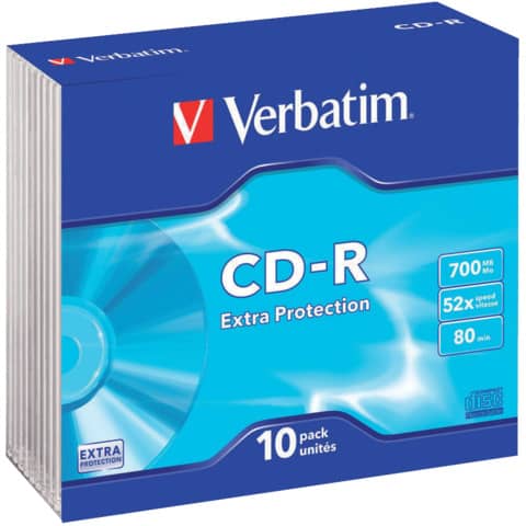 verbatim-cd-r-extra-protection-700-mb-52x-slim-case-conf-10-43415