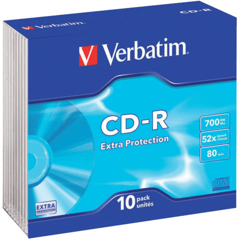 verbatim-cd-r-extra-protection-700-mb-52x-slim-case-conf-10-43415