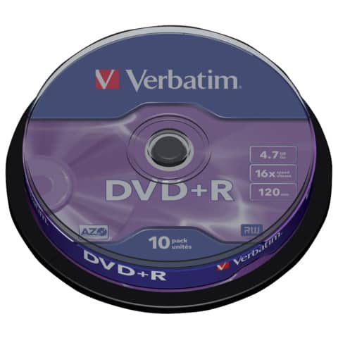 verbatim-dvdr-16x-4-7-gb-spindle-case-10-dvd-r-43498