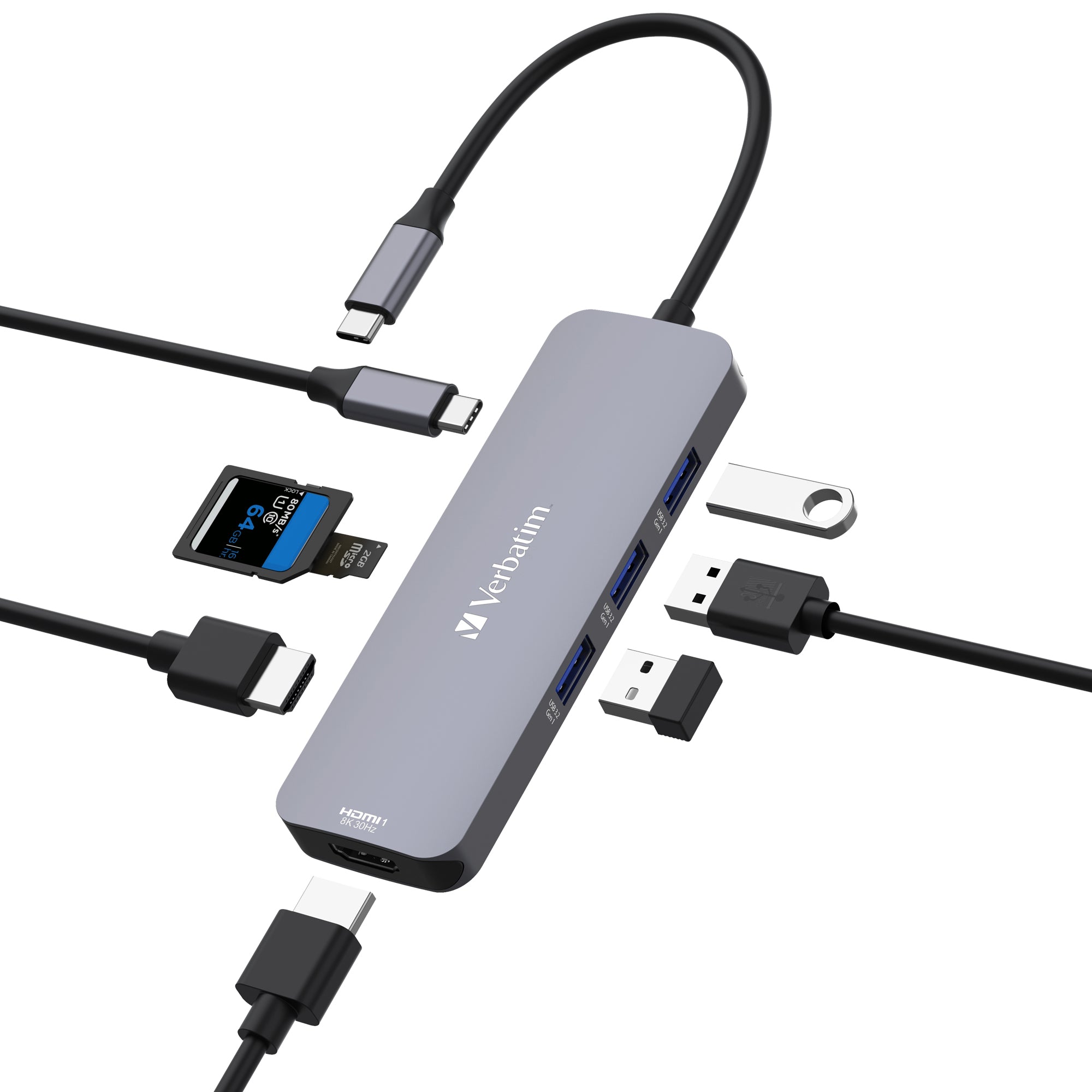 verbatim-usb-c-pro-multiport-hub-8-port-cmh-08