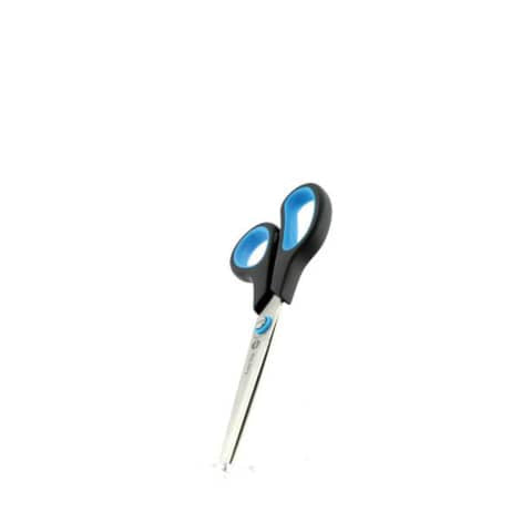 westcott-forbici-mancini-soft-grip-easy-grip-lame-asimettriche-21-cm-blu-nero-e-30282-00