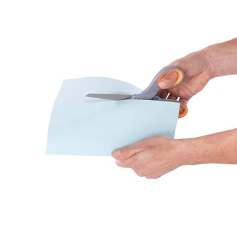 westcott-forbici-softgrip-titanium-super-simmetrica-giallo-grigio-lama-18-cm-e-30470-00