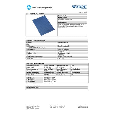 westcott-tappetino-taglio-60x45-cm-blu-din-a2-e-46002-00