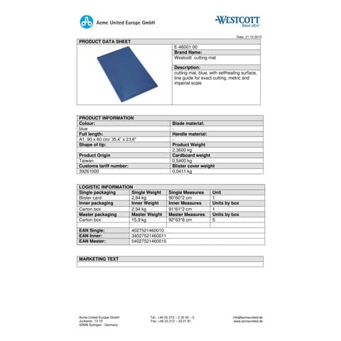 westcott-tappetino-taglio-90x60-cm-blu-din-a1-e-46001-00