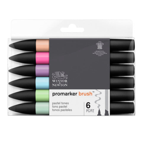 winsor-newton-pennarelli-winsornewton-promarker-brush-doppia-punta-scalpello-pennello-conf-6-colori-assortiti-pastello-0290125