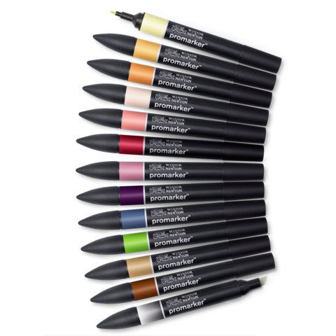 winsor-newton-pennarelli-winsornewton-promarker-doppia-punta-fine-larga-12-colori-assortiti-manga-steampunk-0290143