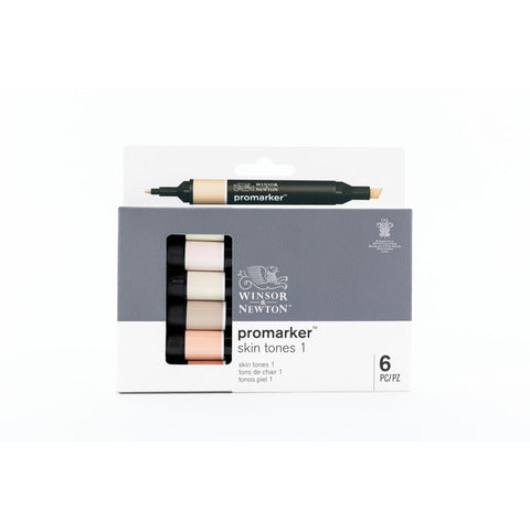 winsor-newton-pennarelli-winsornewton-promarker-doppia-punta-fine-larga-conf-6-pz-toni-carne-chiaro-0290114