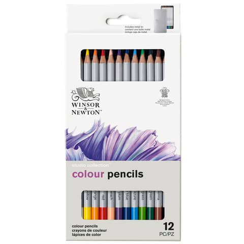 winsor-newton-scatola-metallo-12-matite-colorate-diametro-mina-3-7-mm-winsornewton-colori-assortiti-0490012