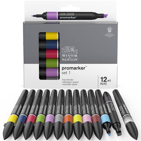 winsor-newton-set-12-pennarelli-promarker-winsornewton-colori-assortiti-pennarello-blender-0290137