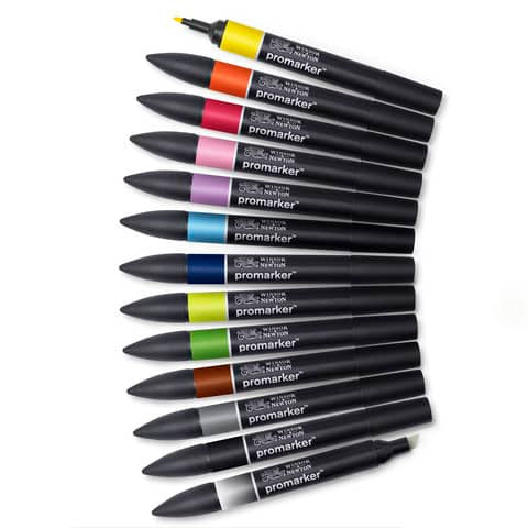 winsor-newton-set-12-pennarelli-promarker-winsornewton-colori-assortiti-pennarello-blender-0290137