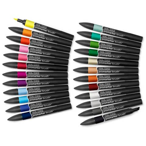 winsor-newton-set-24-pennarelli-brushmarker-student-designer-winsornewton-colori-assortiti-0290079