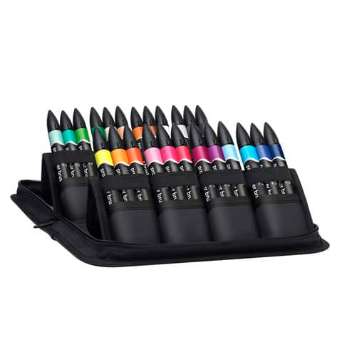 winsor-newton-set-24-pennarelli-brushmarker-student-designer-winsornewton-colori-assortiti-0290079