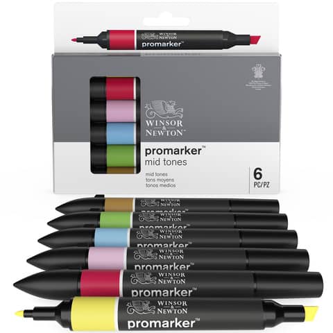 winsor-newton-set-6-pennarelli-promarker-doppia-punta-fine-larga-winsornewton-assortiti-colori-tenui-0290112