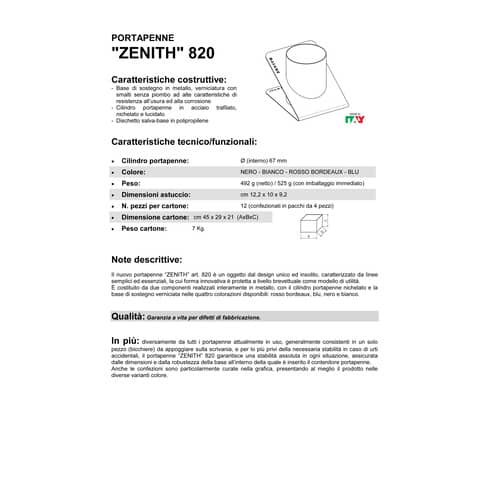 zenith-portapenne-820-12-2x10x9-2-cm-diametro-interno-6-7-cm-nero-0608200001