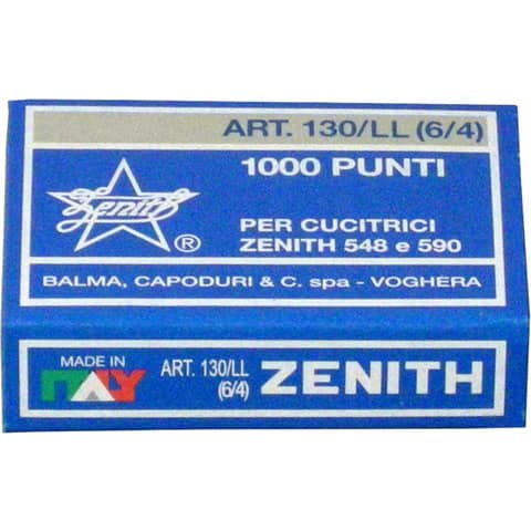 zenith-punti-metallici-130-ll-6-4-conf-1000-punti-0301306401