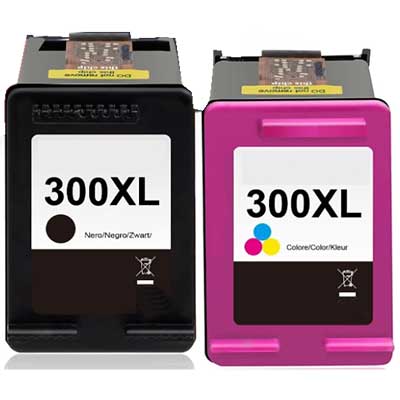 Cartucce 300XL compatibili - Nero/colori - Confezione risparmio da 2 PZ