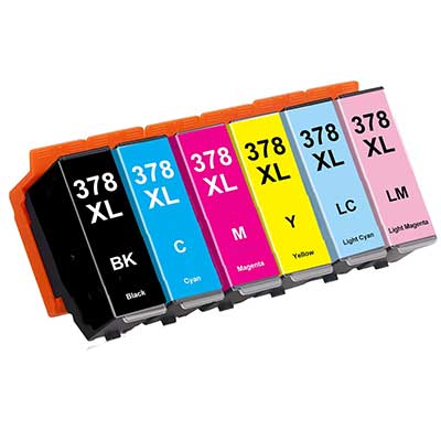 Cartucce 378XL/Scoiattolo compatibili - Nero/colori - Confezione risparmio da 6 PZ