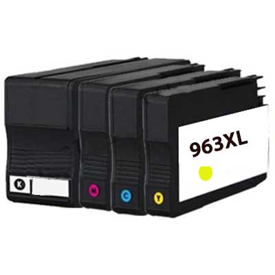 Cartucce 963XL/6ZC70AE compatibili - Nero/colori - Confezione risparmio da 4 PZ