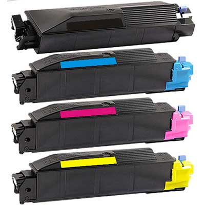 Toner TK-5150/BCMY compatibili - Nero/colori - Confezione risparmio da 4 PZ