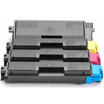 Toner TK-580/BCMY compatibili - Nero/colori - Confezione risparmio da 4 PZ