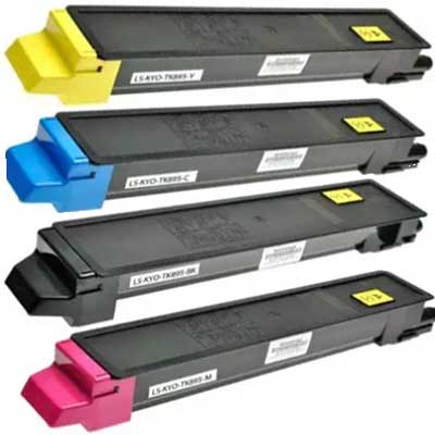 Toner TK-895/BCMY compatibili - Nero/colori - Confezione risparmio da 4 PZ