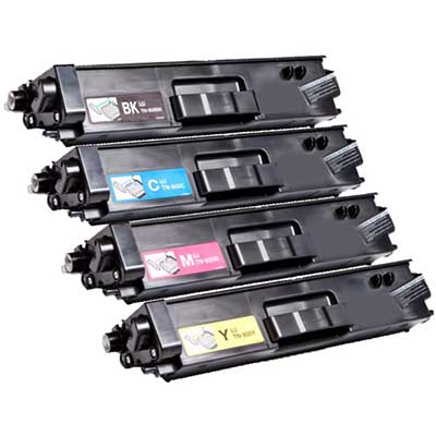 Toner TN326/BCMY compatibili - Nero/colori - Confezione risparmio da 4 PZ