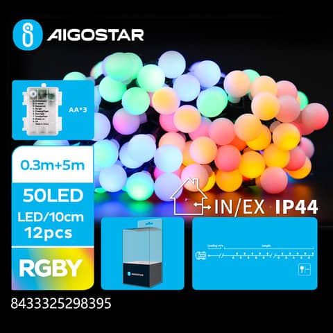 aigostar-catena-luminosa-batteria-lampadine-sfera-multicolore-50-led-5-m-298395