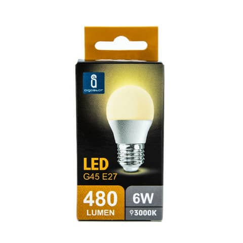 aigostar-lampadina-led-g45-e27-6w-510-lumen-luce-calda-b10105mqw