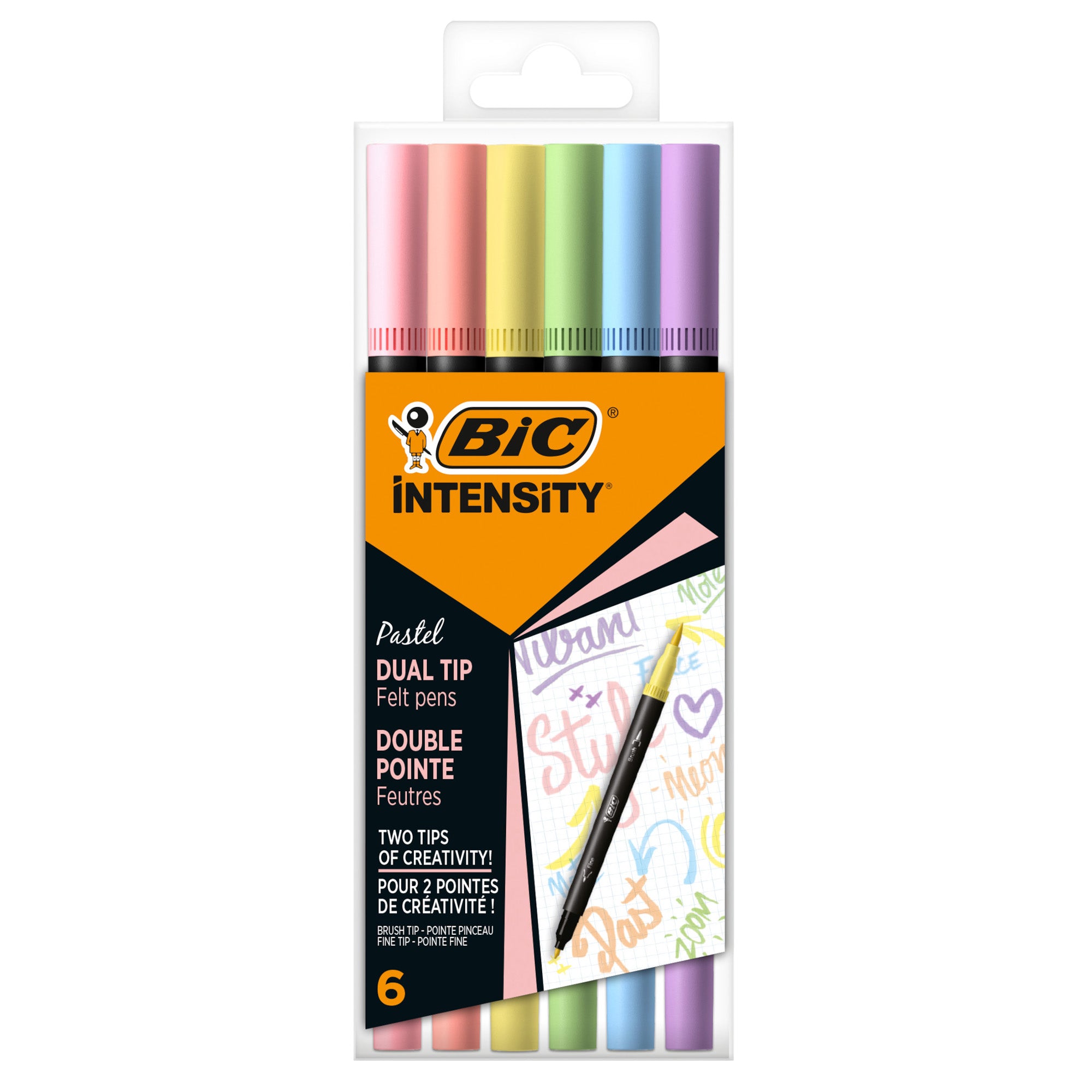 bic-astuccio-6-pennarelli-intensity-dual-tip-brush-colori-assortiti-pastel