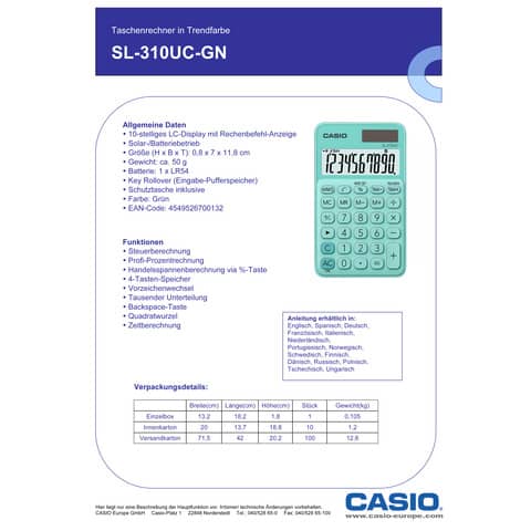 casio-calcolatrice-scientifica-tascabile-10-cifre-solare-batteria-verde-sl-310uc-gn-w-ec