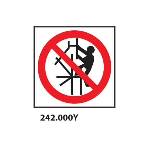 dixon-industries-cartello-divieto-vietato-arrampicarsi-scaffali-33x33-cm-242-000y