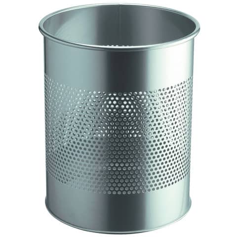 durable-cestino-gettacarte-cilindrico-superficie-perforata-165mm-acciaio-argento-metallizzato-331023