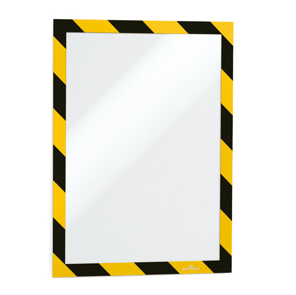 durable-cornice-adesiva-duraframe-security-a4-21x29-7cm-giallo-nero