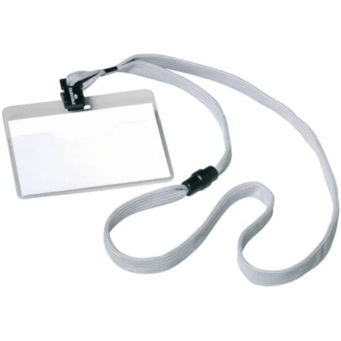 durable-portanomi-tasca-aperta-cordoncino-trasparente-grigio-inserto-60x90mm-conf-10-813910